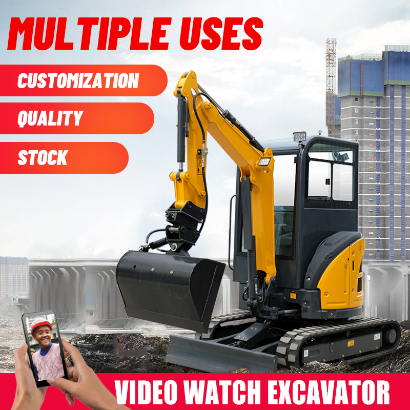 Free Shipping! Hydraulic Mini Crawler Excavators Amphibious New Small Digger 1 Ton Excavator with Cab for Sale