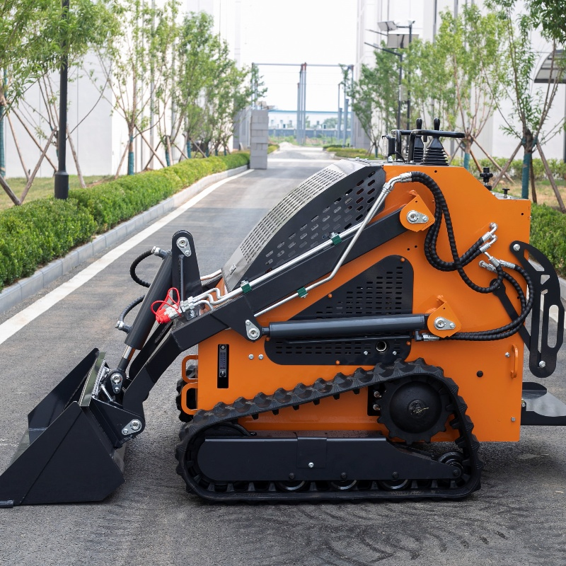 Robust OEM Customizable CE Construction Compact Crawler Wheel Small Hydraulic Skid Steer Loader Used Backhoe Crawler Excavator Mini Tracked Loader for Sale