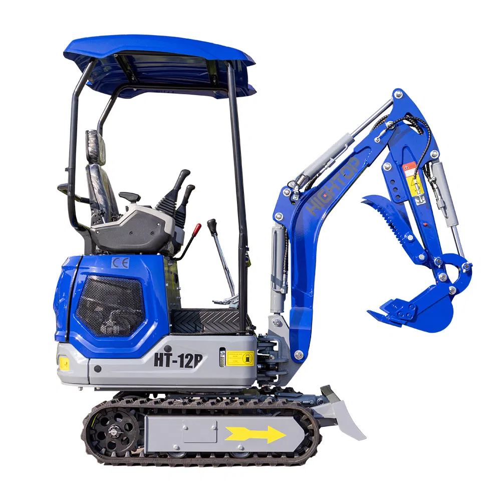 2025 New Rubber Track Mini Excavator Wholesaler Price Mini Pelle Digger 1ton 1.2ton