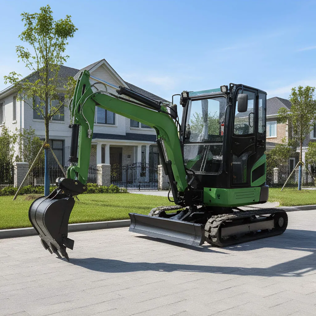 Compact 3 Ton Mini Crawler Excavator - Retractable Tracks for Narrow Spaces, Zero Tail Swing