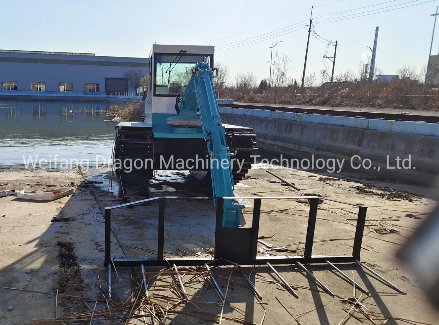 2022 Top Quality Dragon Small Amphibious Excavator with Track