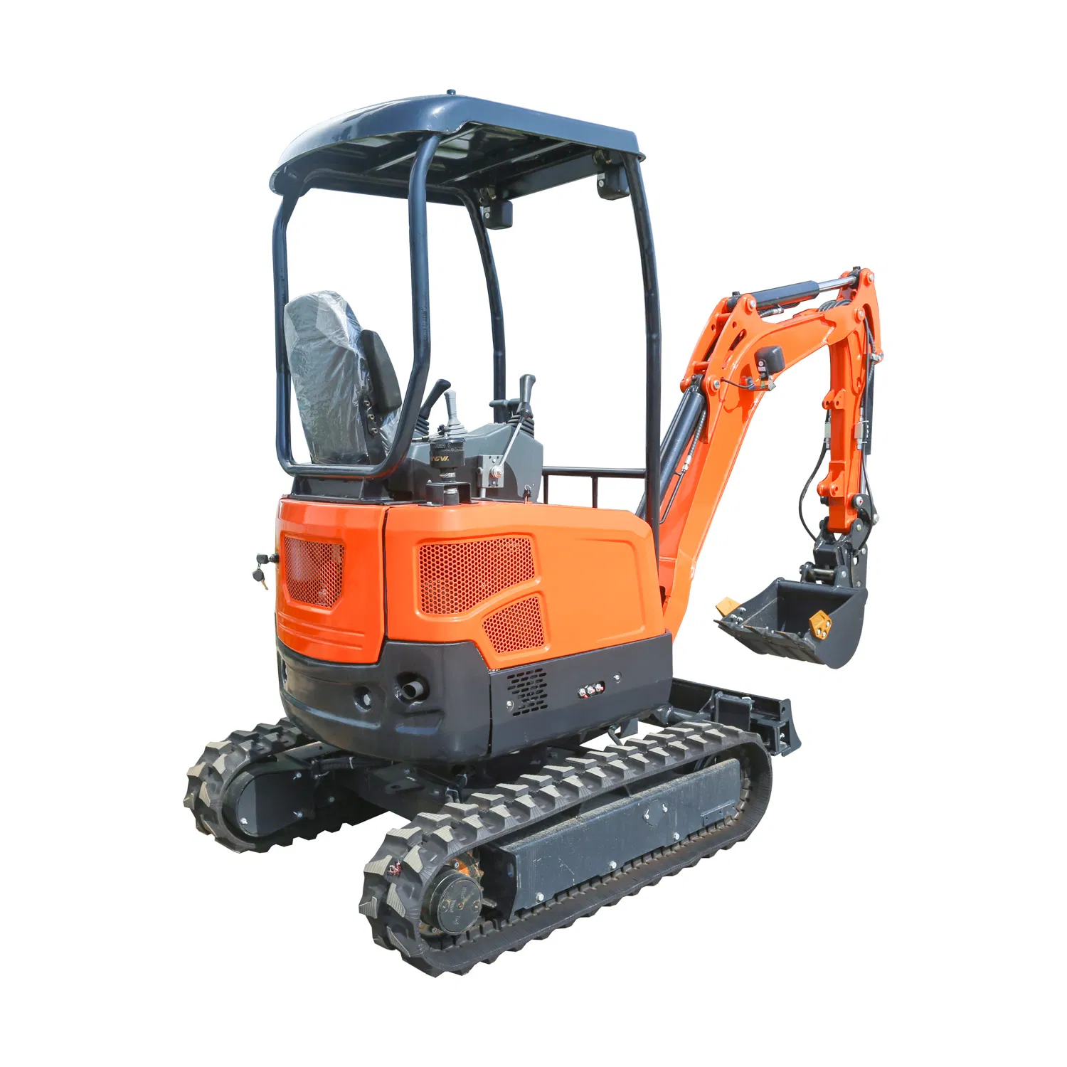 Hx20t Mini Excavator 2 Ton Weight Mini Digger Retractable Track Excavator
