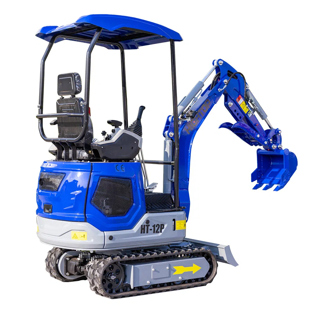 2025 New Rubber Track Mini Excavator Wholesaler Price Mini Pelle Digger 1ton 1.2ton