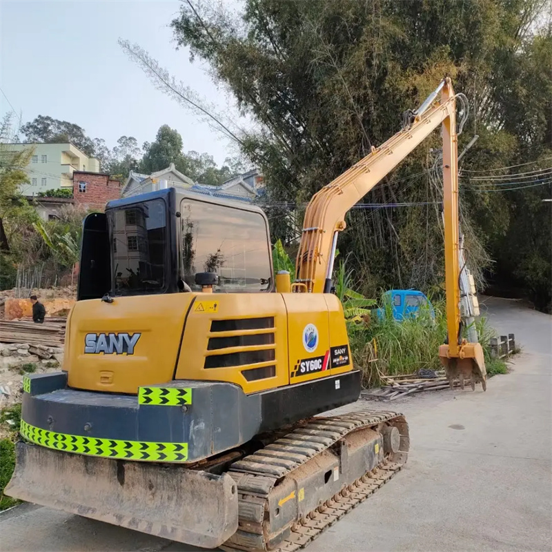 Super-Above Used Sany Sy60 Mini Excavators Digger Long Reach Boom Crawler Excavator with Good Price