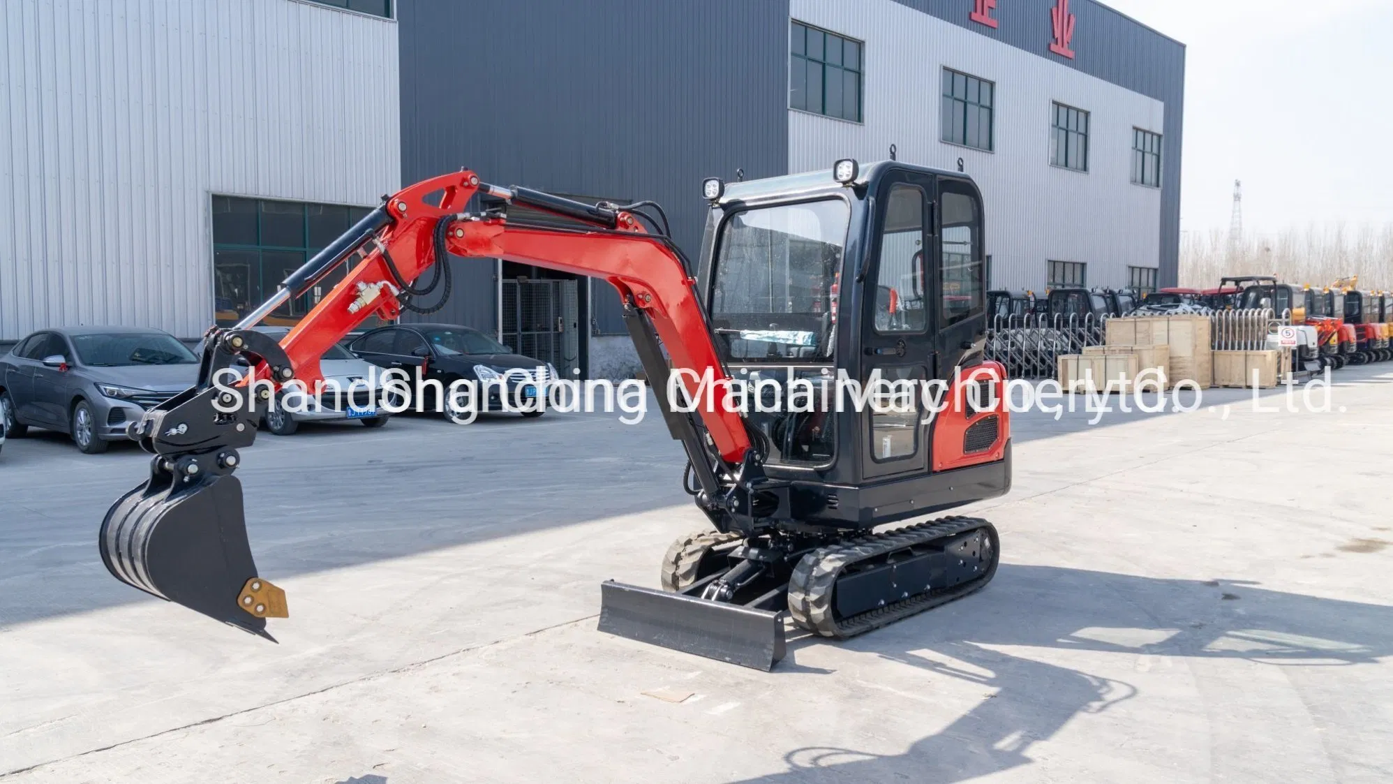 1000kg/1.0 Ton CE ISO Electric Home Used Garden Crawler Backhoe Garden Micro Household Farm Construction Greenhouse with Boom Swing and Radio! ! ! Excavator