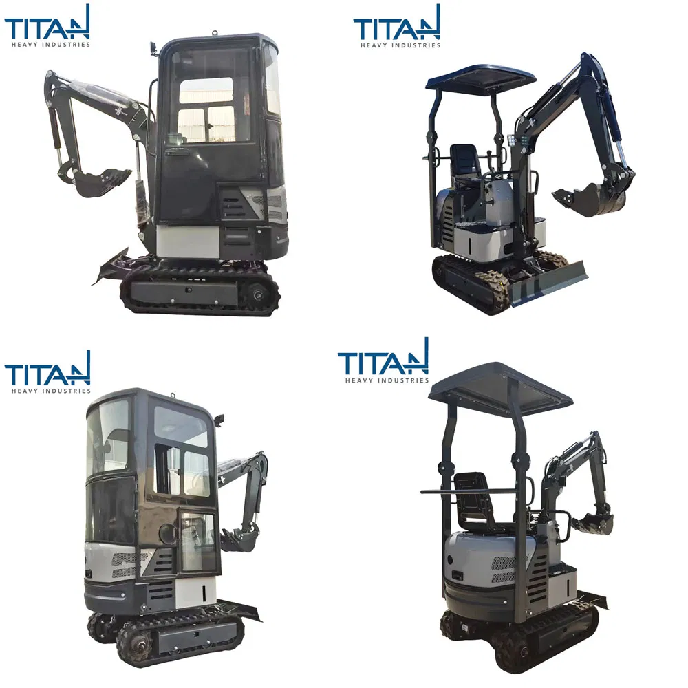 Free shipping!!!20% off CE China 1ton Euro5 EPA Side Swing Boom Thumb Hydraulic Rubber Track Crawler Rubber Track Micro Small Digger Factory Mini Excavator