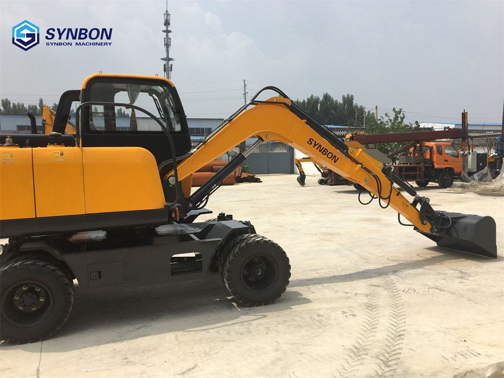 Long Reach Wheel Excavator Digging Depth for Dredging &amp; Trenches Mini Digger