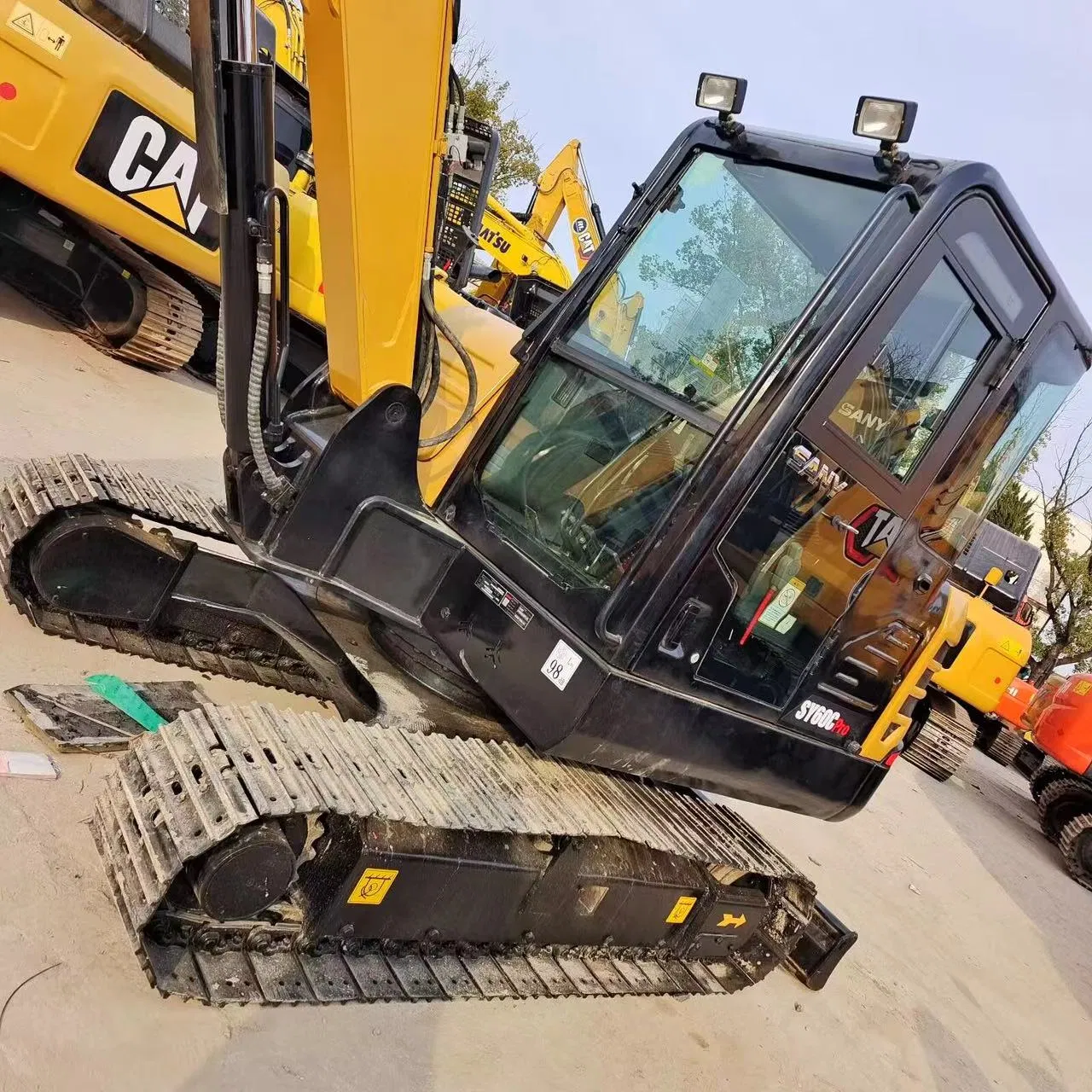 Sany Sy60 6tons Used Fuel Economy King Crawler Excavator Long Reach Boom &amp; Arm