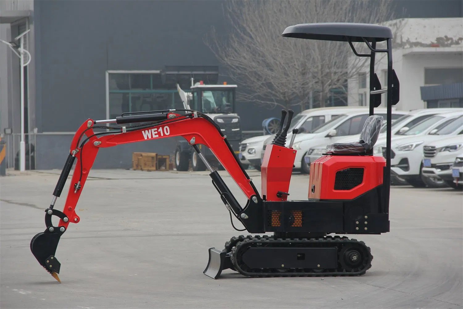 Wolf Cheap Mini Excavator 1 Ton We10 Mini Excavator Auger Attachment