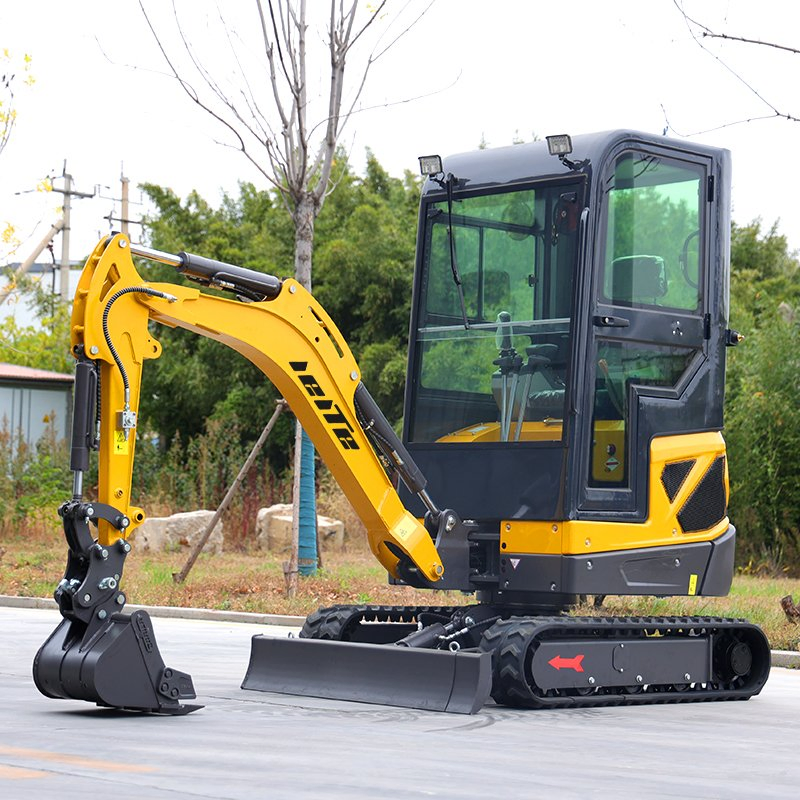 Leite 1.8 Ton Mini Hydraulic Excavator Attachments Pump Auger Breaker Hammer Small Digger Excavator for Sale