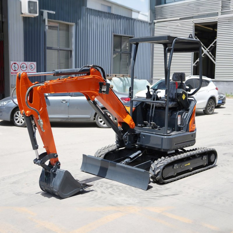 Quick Delivery 2.5 Ton Mini Crawler Excavator Zero Tail Swing Compact Bagger Garden Hydraulic Operation Rubber Track Mini Digger