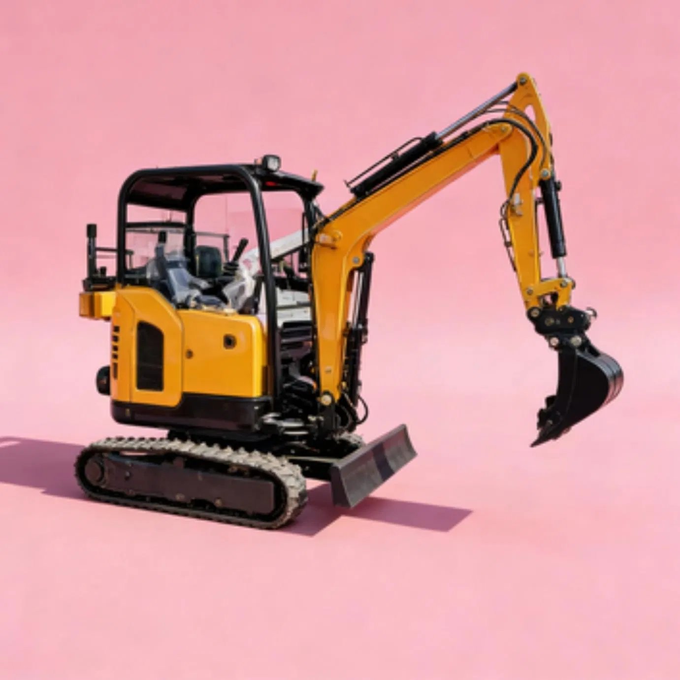 Factory Direct 2.5 Ton Compact Mini Excavator with Retractable Track Rubber Track Option Perfect for Lawn Protection Orchard Management and Small Scale Road Rep