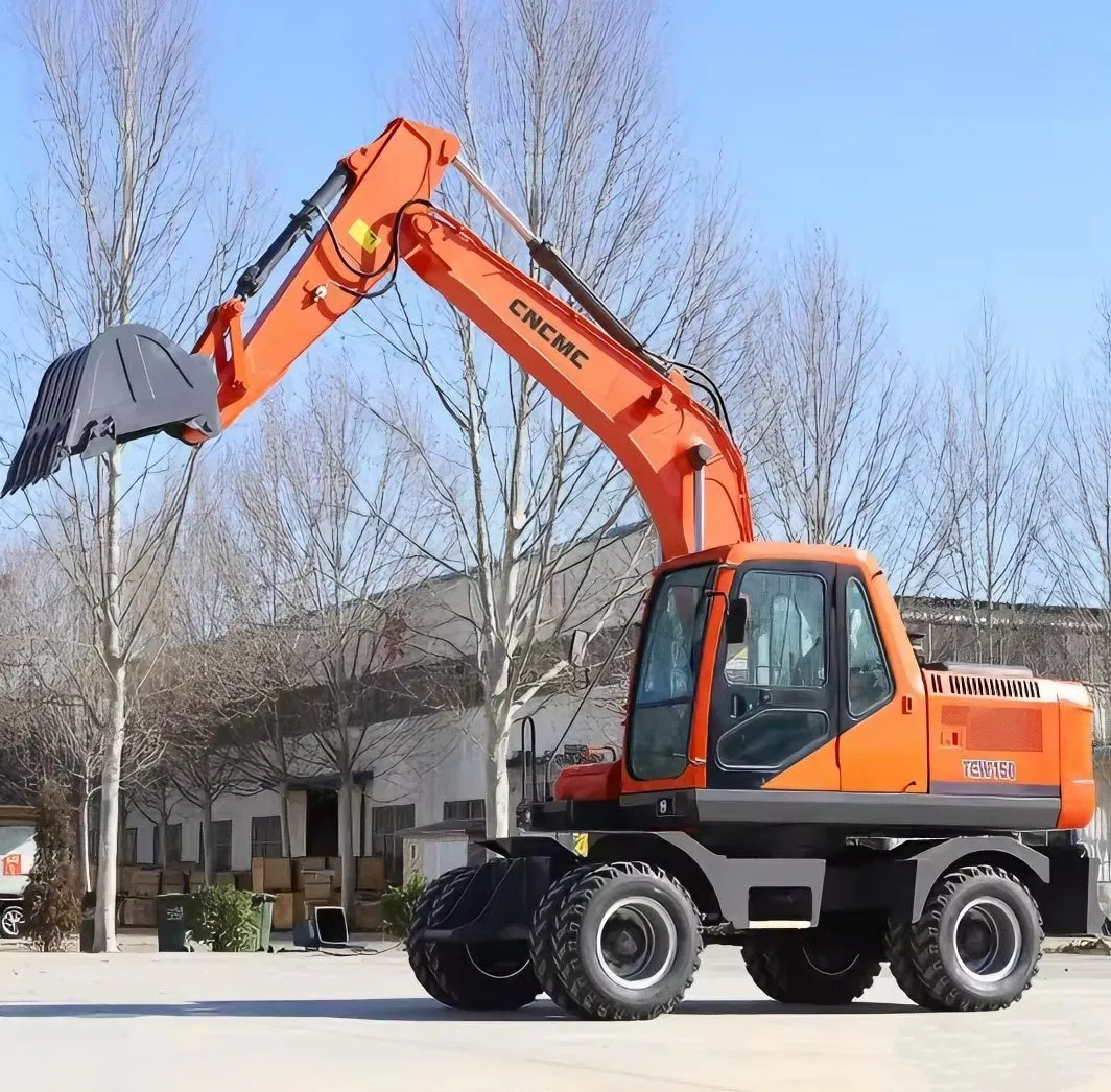 Wheeled Micro Mini Excavator for Home Farm Use Construction with Attachments-Bucket New Used Various Operating Weigh