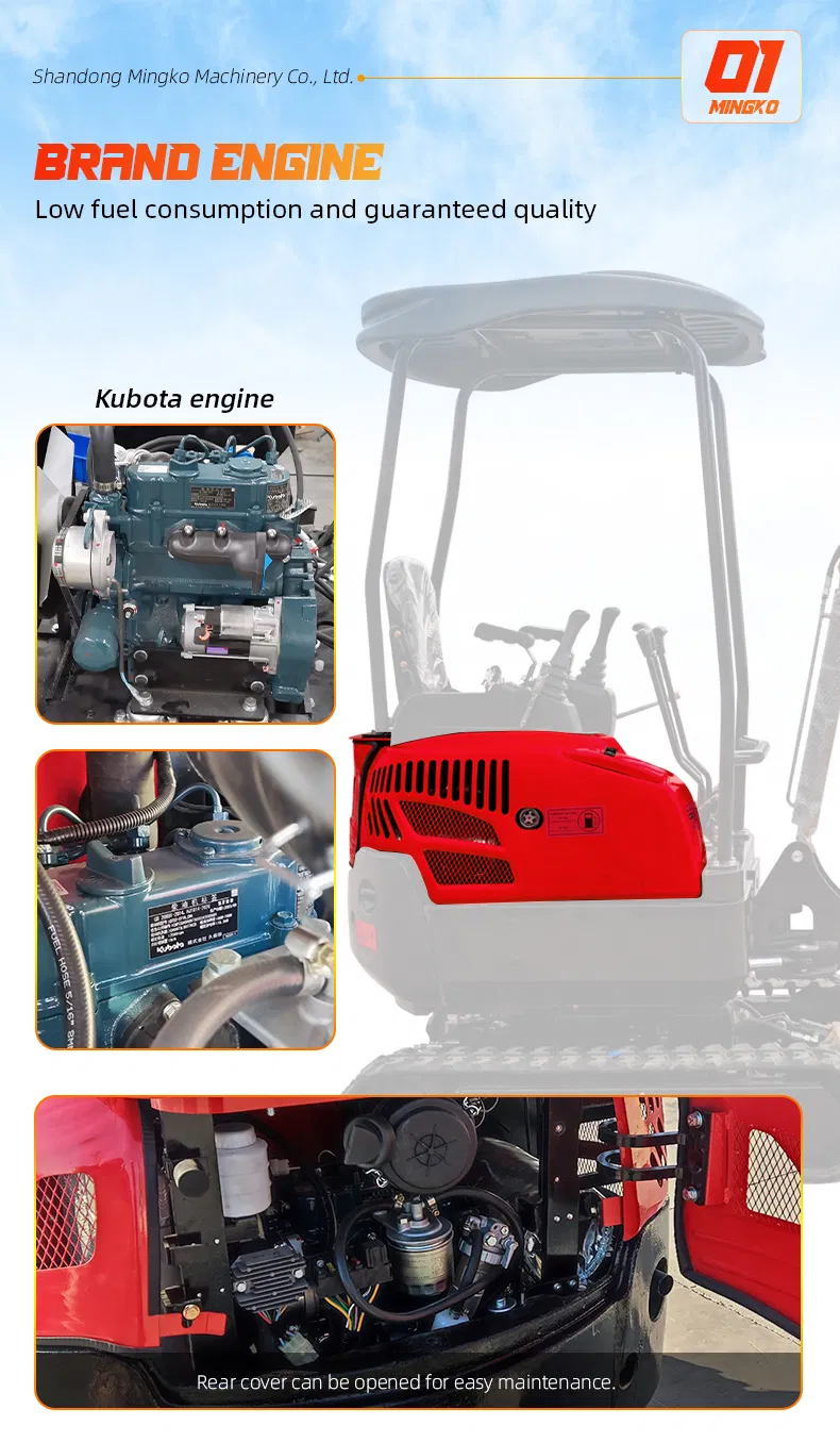 Diesel Electric Hydraulic Mini Small Micro Crawler Excavators