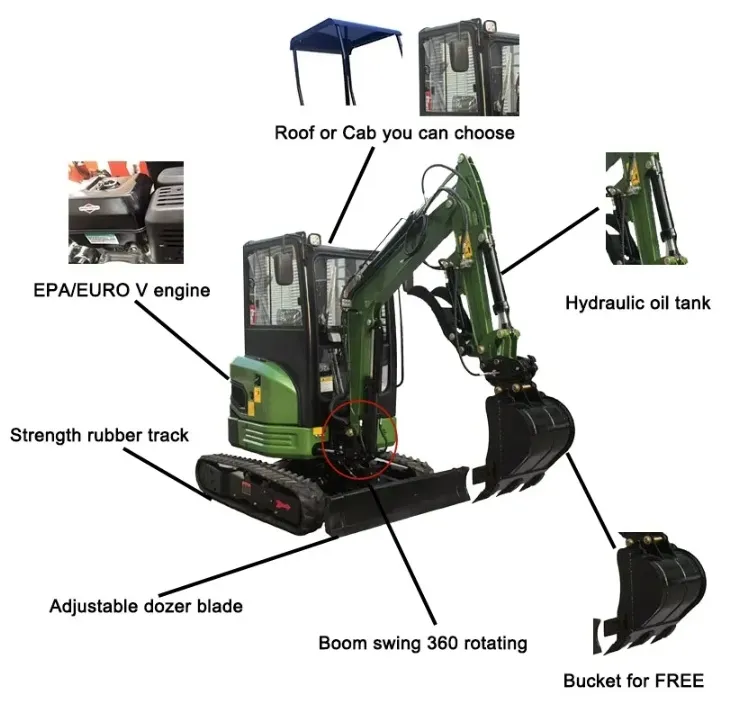 Mini Excavator Detail 6