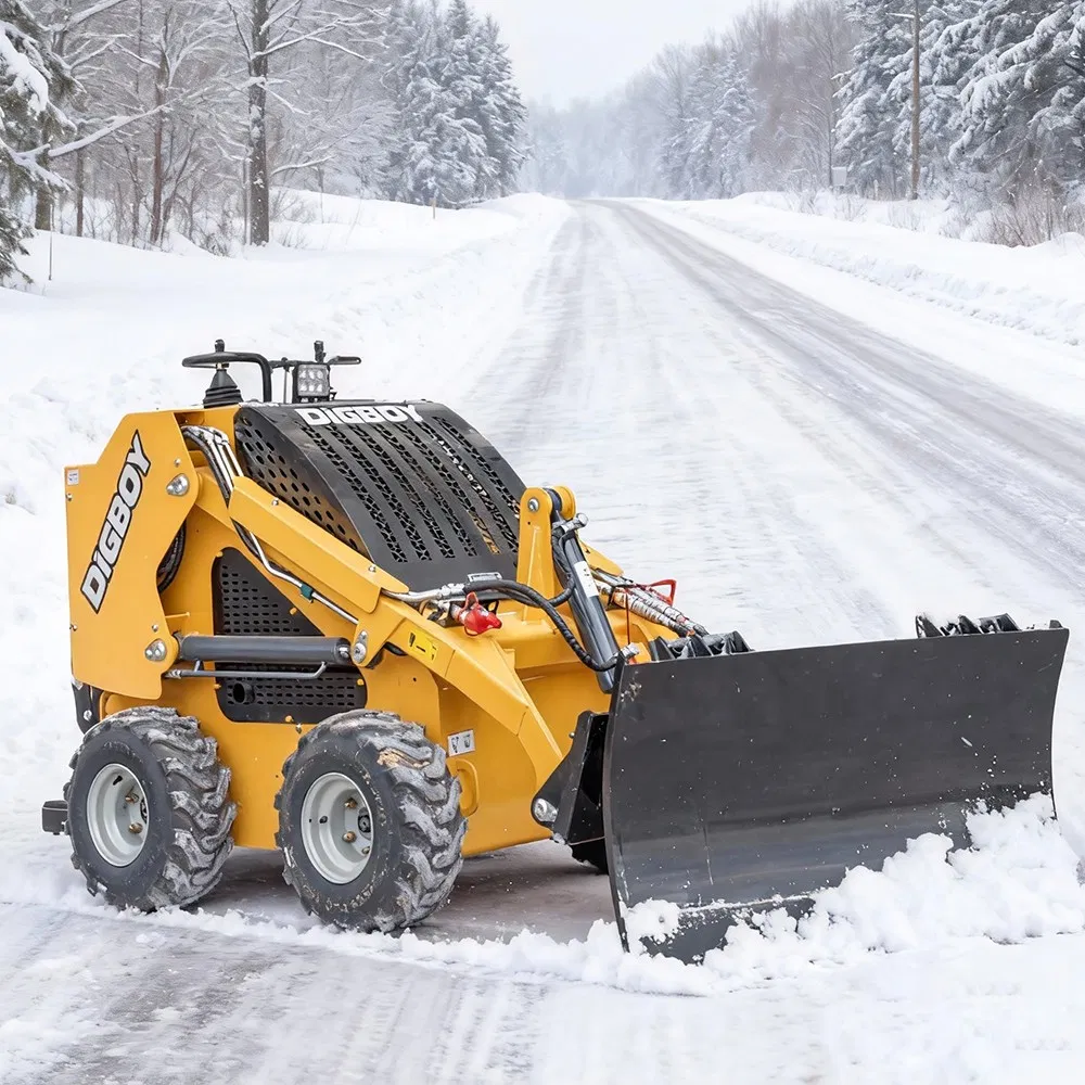 Fast Delivery Hydraulic Diesel Mini Crawler Tracked Wheel Yanmar Skid Steer Loader with Hedge Trimmer Optional Attachment