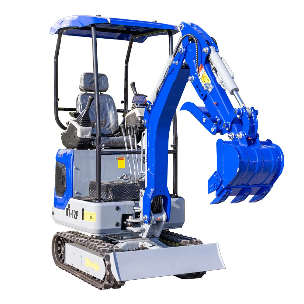 2025 New Rubber Track Mini Excavator Wholesaler Price Mini Pelle Digger 1ton 1.2ton