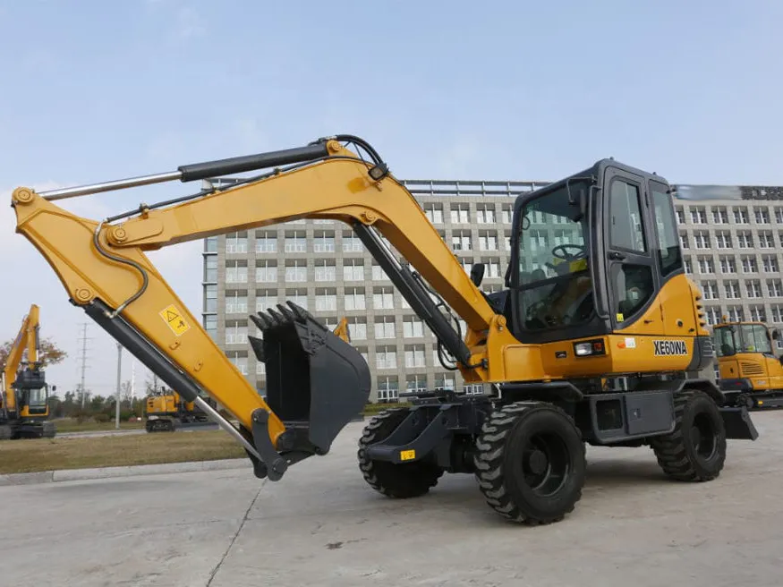 6 Ton Brand New Mini Wheeled Excavator Xe60wa