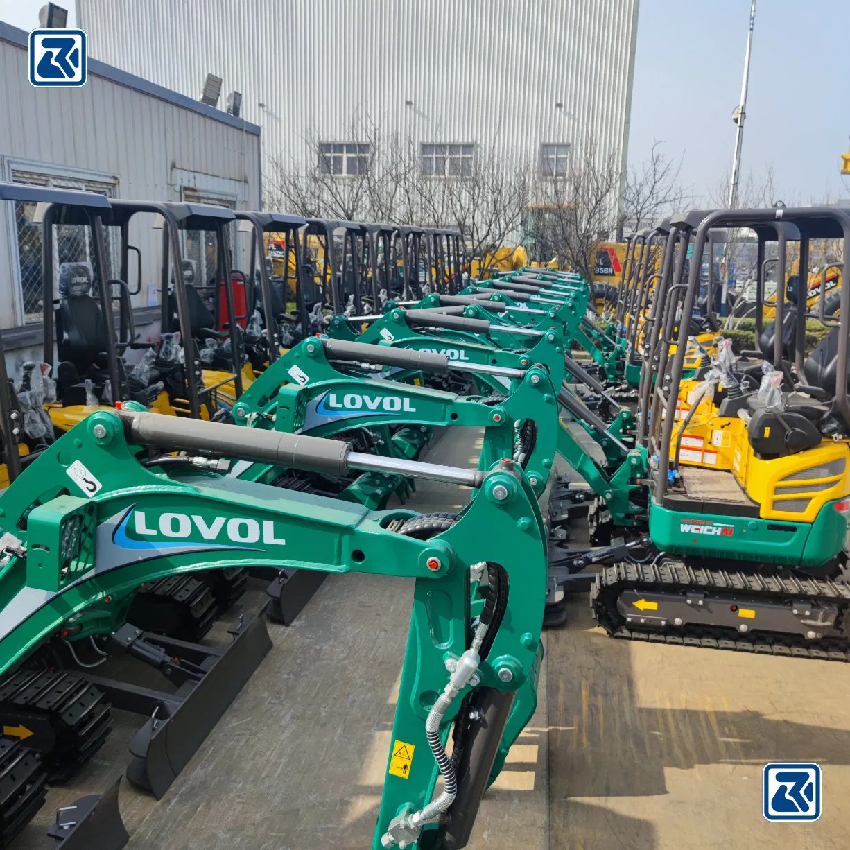 Factory Crawler Euro 2-5 2.5ton Small Micro Excavators 2ton 3.5 Ton Farm Used Hydraulic Construction Diggers 5 Ton Mini Excavator with Thumb for Sale