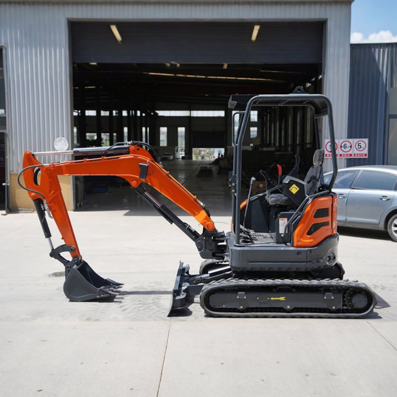 Quick Delivery 2.5 Ton Mini Crawler Excavator Zero Tail Swing Compact Bagger Garden Hydraulic Operation Rubber Track Mini Digger