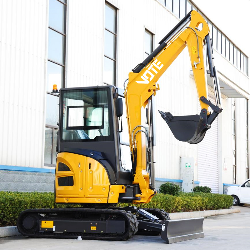 Vote Chinese Excavator Vtw-20 2 Ton China Best Quality and Cheap Price Small Size Mini Crawler Rubber Track Excavator for Sale