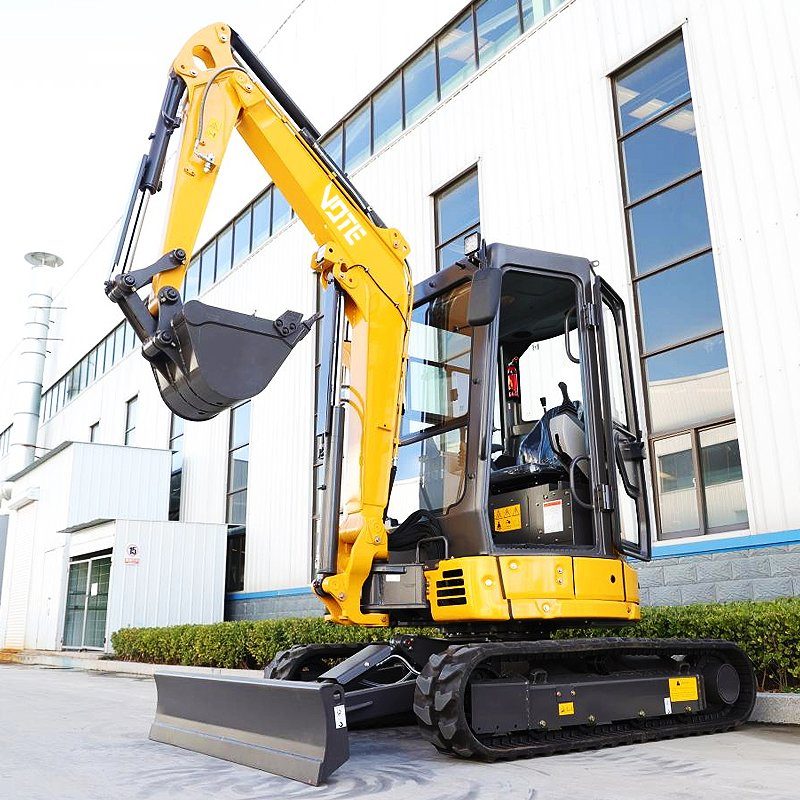 Vote Chinese Excavator Vtw-20 2 Ton China Best Quality and Cheap Price Small Size Mini Crawler Rubber Track Excavator for Sale