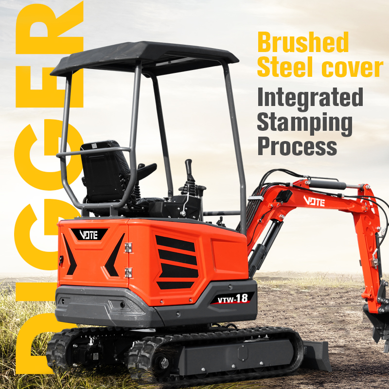 Vote Hot Cheap Mini Excavator for Sale Hydraulic Crawler Digger Mini Excavator 1ton 2 Ton 3.5 Ton Free Shipping 3 Ton 3.5 Ton Prices with Thumb Bucket for Sale