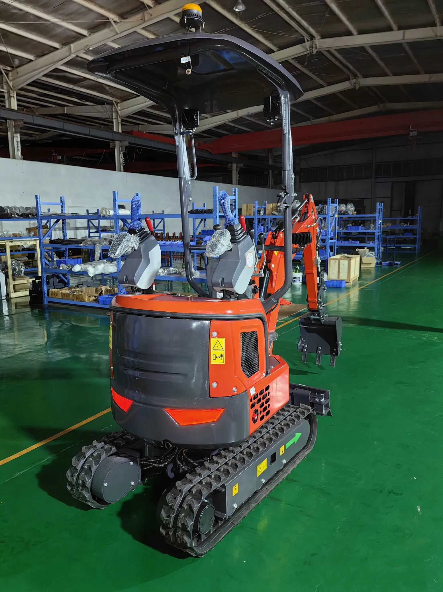 High Efficiency Mini Hydraulic Excavator with Rubber Track for Projects