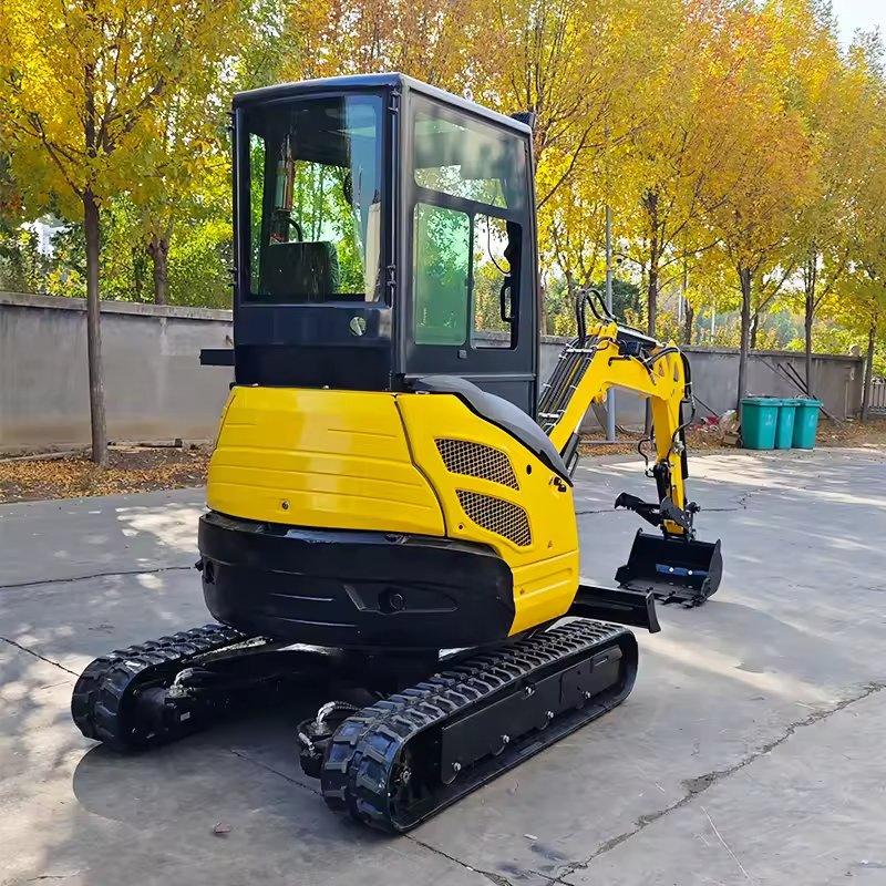 1.8 Ton Hydraulic Excavator Rubber Track Mini Digger for Agriculture