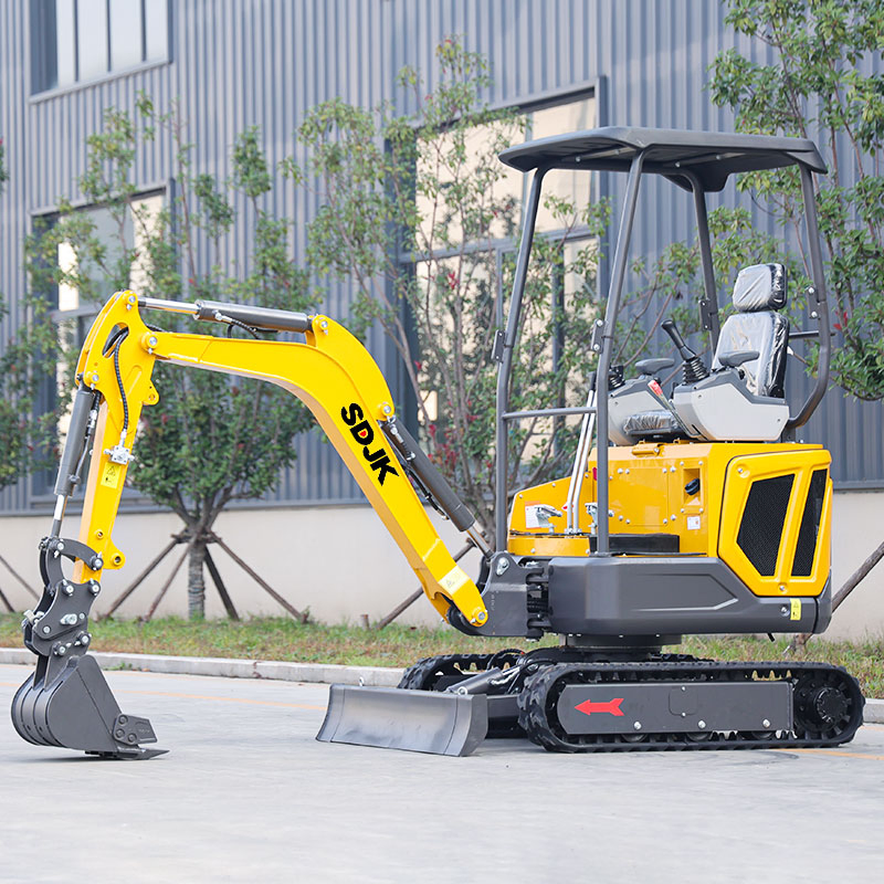 Multifunctional Mini Excavators 1-Ton 1.6-Ton 2-Ton Multiple Models Hydraulic Type Customizable Closed-Cabin Small Excavators