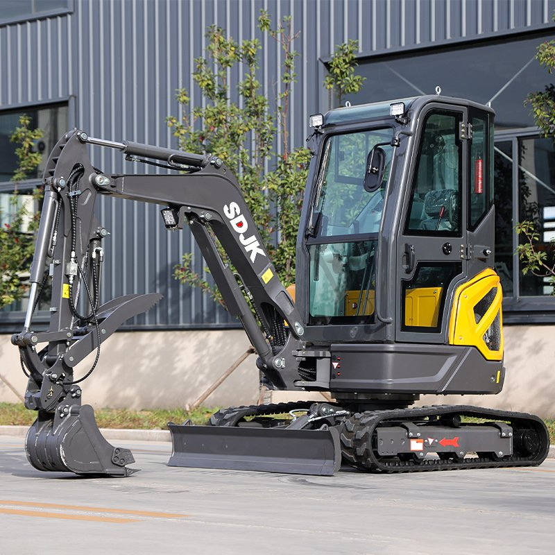 1 Ton 1.2ton 1.6 Ton 2 Ton Multifunctional Mini Excavators Hydraulic Type Closed-Cabin Small Excavators