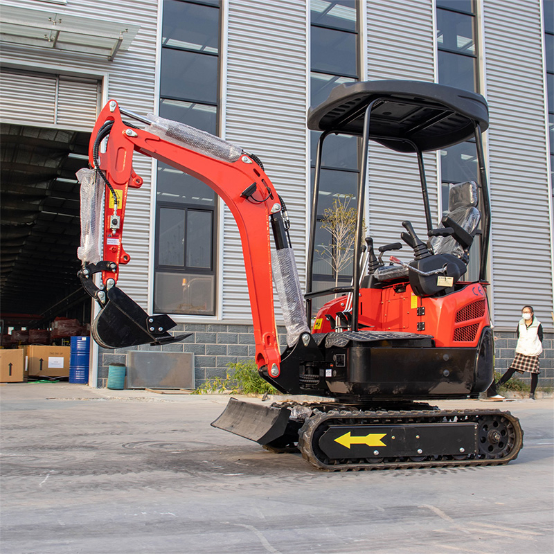 Compact Mini Excavator with Zero Tail Swing for Tight Urban Work