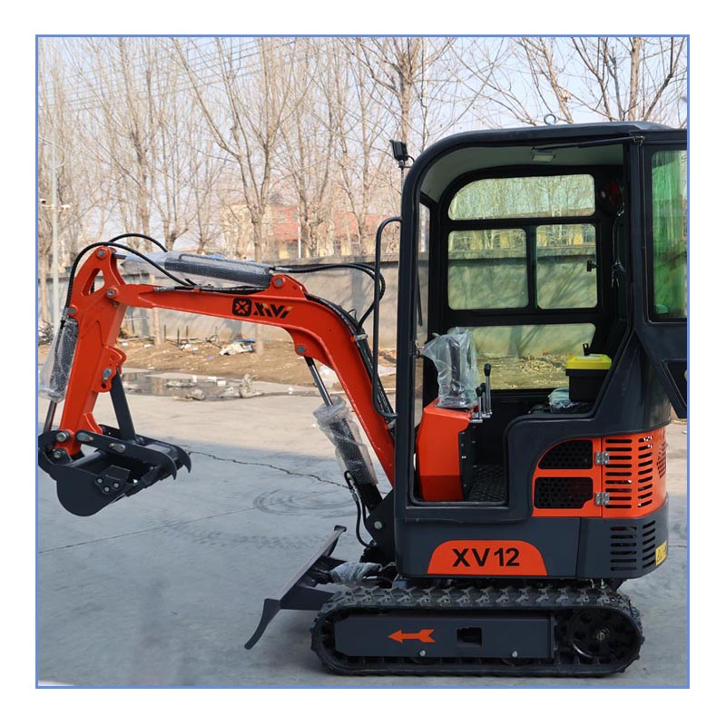 Factory Direct Sale Wheeled Digger 1.2 Ton Bucket Machine Wheel Excavators Mini Excavator