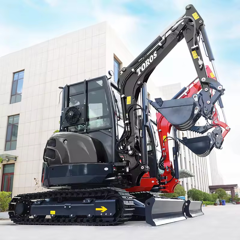 1.8 Ton Hydraulic Excavator Rubber Track Mini Digger for Agriculture