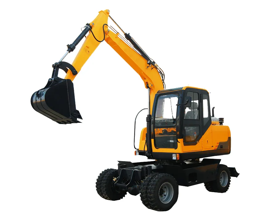 Wheeled Excavator Display 3