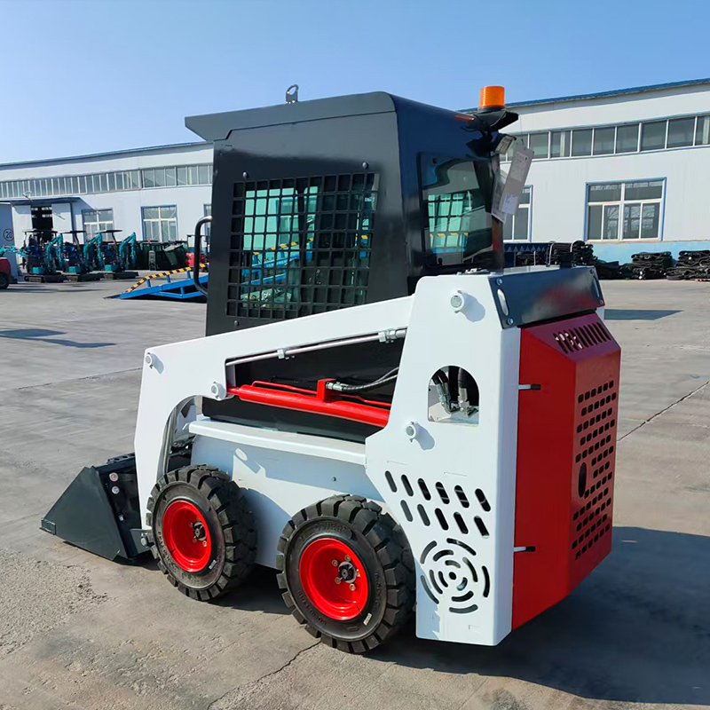 Free Shipping Mini Skid Steer Loader CE EPA Front End Tracked Mini Loader 500 600kg Wheel Loader with Attachments