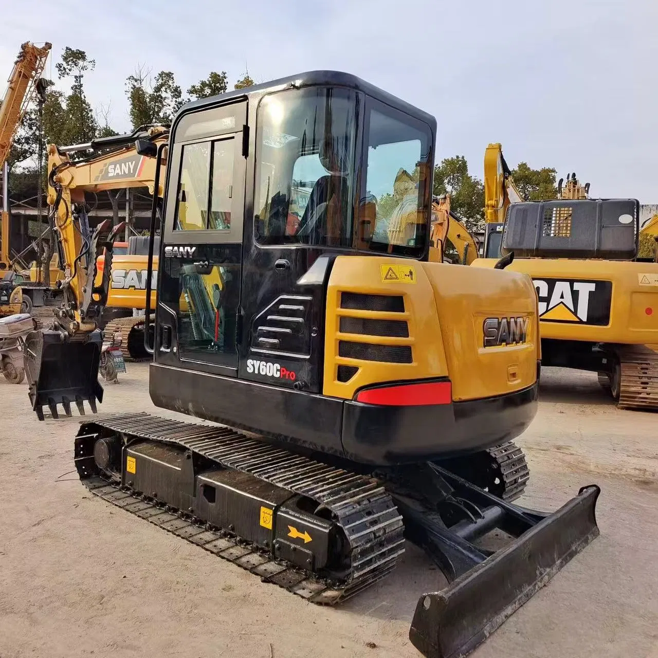 Sany Sy60 6tons Used Fuel Economy King Crawler Excavator Long Reach Boom &amp; Arm