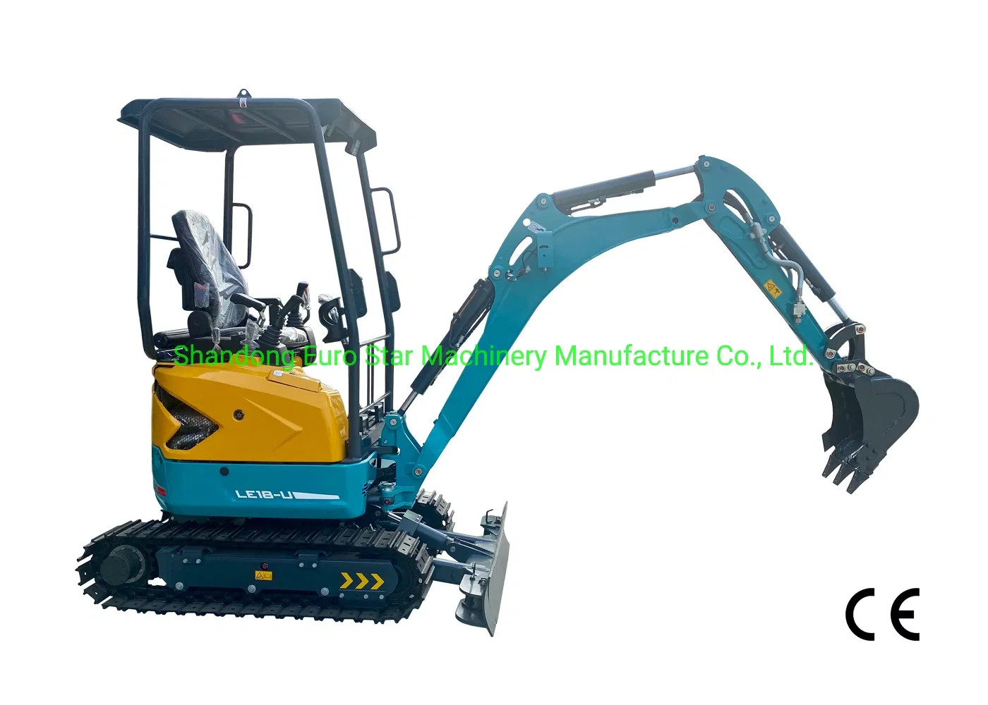 Hydraulic Small Digger Mini Zero Tail Type Swing Boom 1 Ton 1.8 Ton Crawler Excavator with Japanese Engine