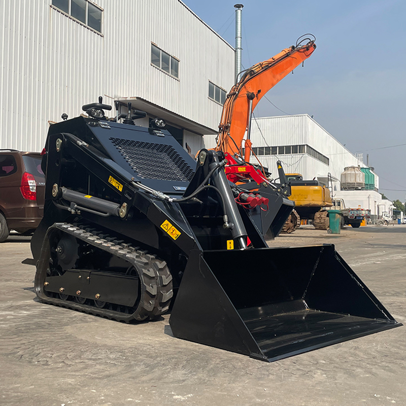 Euro5 CE Derette Manufacturer Cheap Price Skidsteer Tracked Mini Crawler Skid Steer Loader