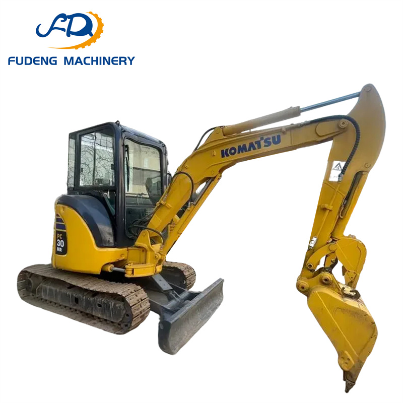 Mini Used Excavator Kebelco Shantui PC30 with Zero Tail Swing for Construction