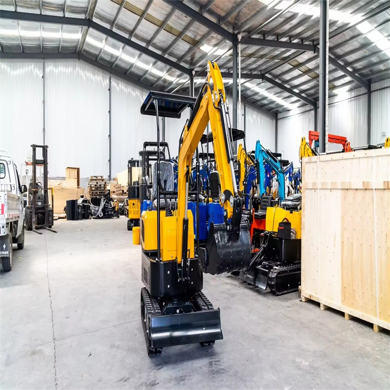 Best Mini Excavators Crawler Small 1.0 Ton Excavator with Attachments Auger Hammer Bucket for Sale