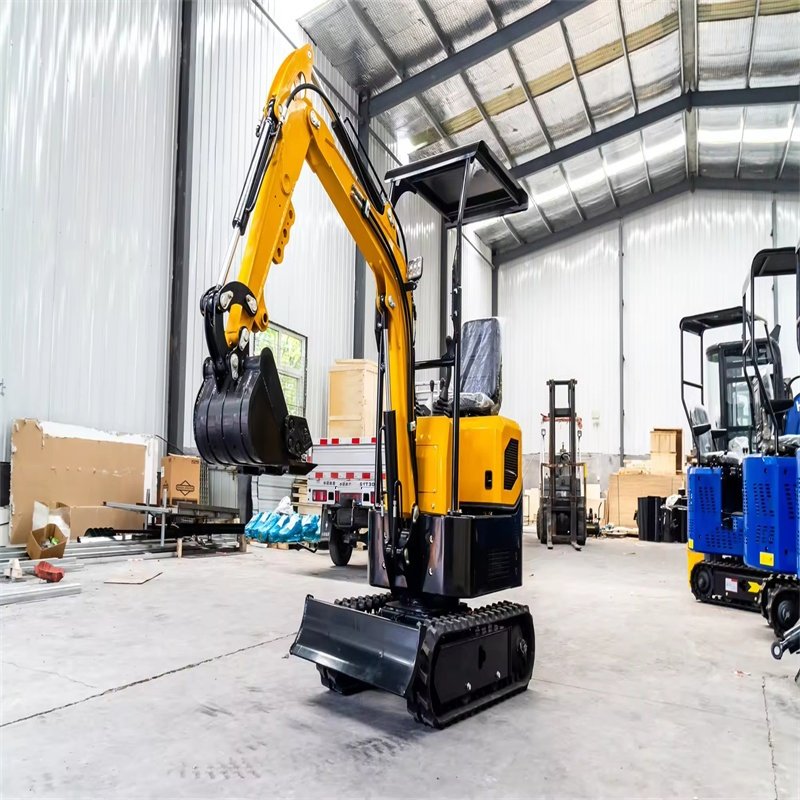 Best Mini Excavators Crawler Small 1.0 Ton Excavator with Attachments Auger Hammer Bucket for Sale