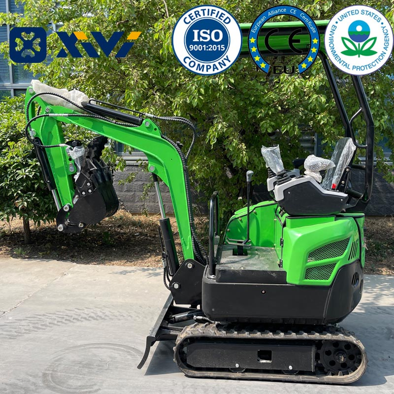 Best Selling High Efficiency 0.8ton 1ton 1.5ton Hydraulic Crawler Type Digger CE Mini Excavator