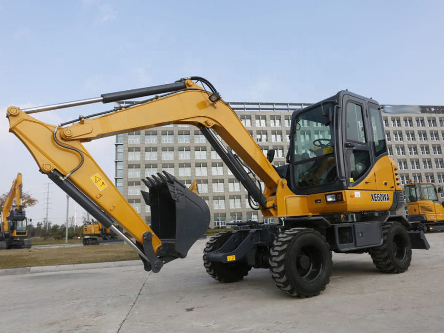 6 Ton Brand New Mini Wheeled Excavator Xe60wa