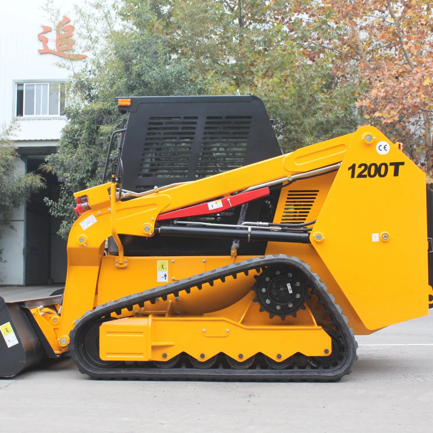 High Operating Efficiency Widely Crawler Tracked Skid Steer Loader Mini Skid Steer Loader with Closed Cab