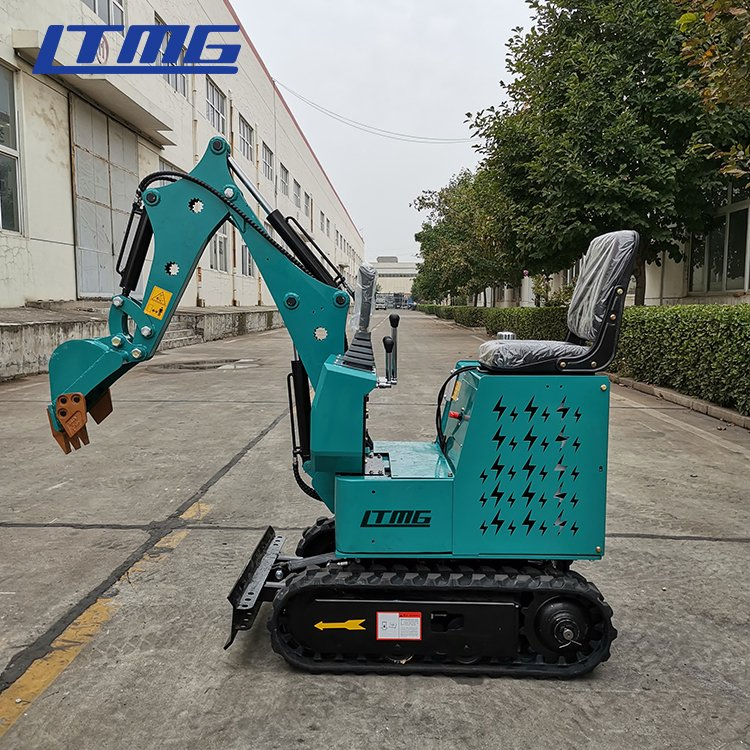 Ltmg Lithium Battery Zero Tail Digger 0.8 Ton 1 Ton 1.5 Ton 1.7 Ton 2 Ton Electric Mini Excavator with Side Swing Cab