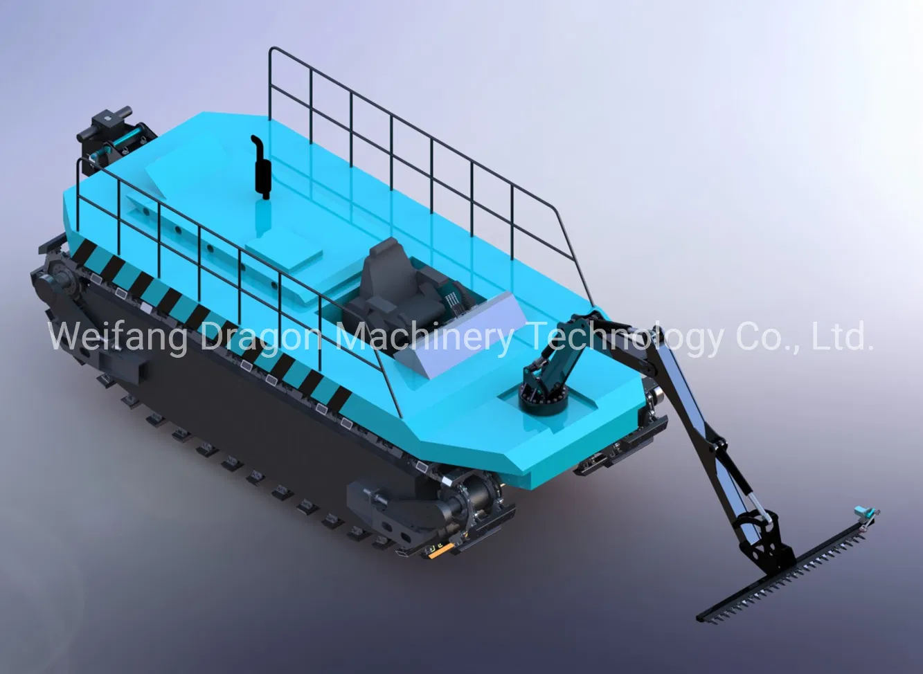2022 Top Quality Dragon Small Amphibious Excavator with Track