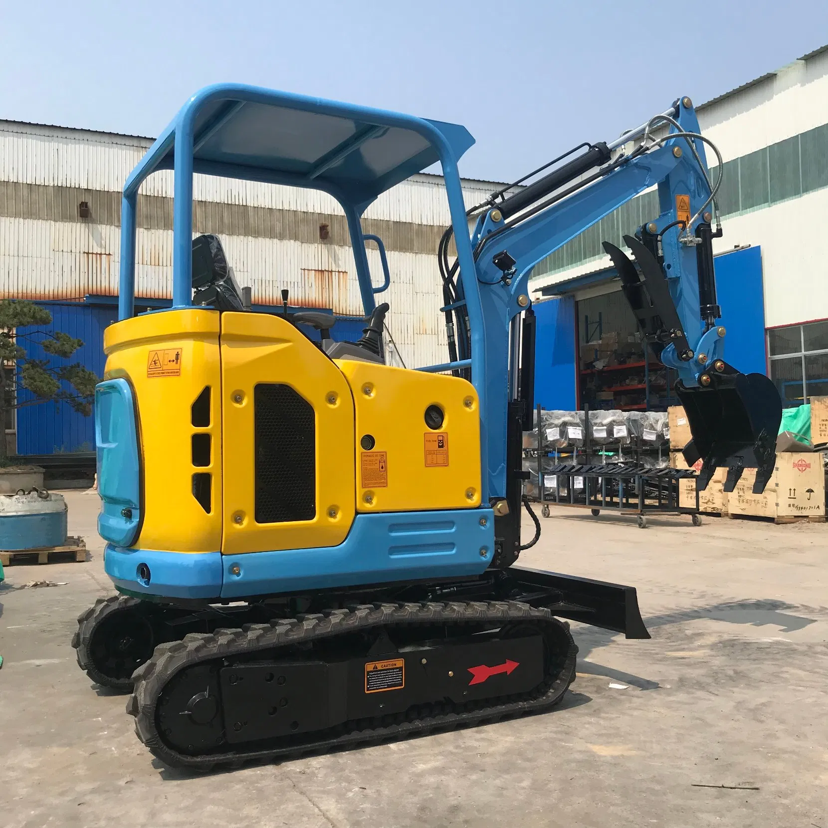 Retractable Tracks Reinforced Chassis Meeting Multi Scenario Needs 2.6 Ton Diesel Mini Excavator for Building Foundation Construction