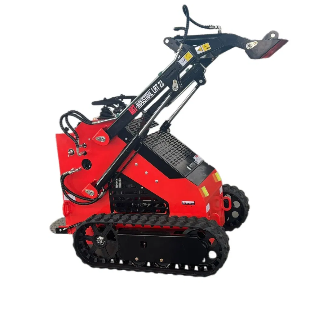 New Skid Steer Loader Rato Engine 1 Ton Hydraulic Crawler Tracked Mini Loader