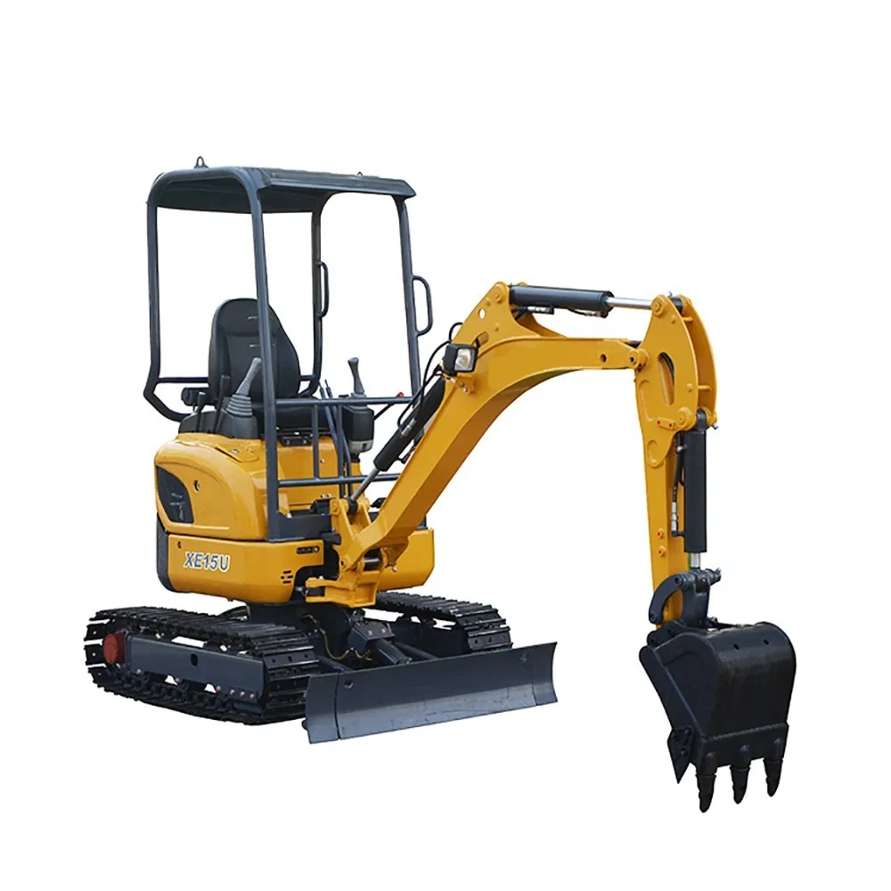 Construction Equipment Electric 1.5 Ton Micro Crawler Digger Excavator Xe15u Chinese Hydraulic Small Mini Track Wheel Backhoe Excavator 1ton for Sale